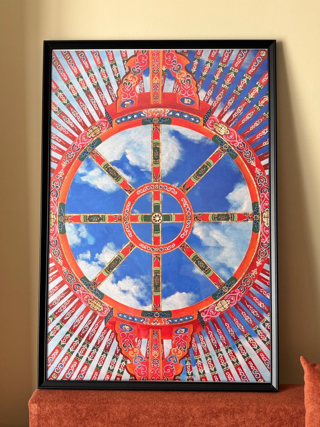 Toono – Symbol of Home without Hadag | Mongolian Nomadic Art Poster