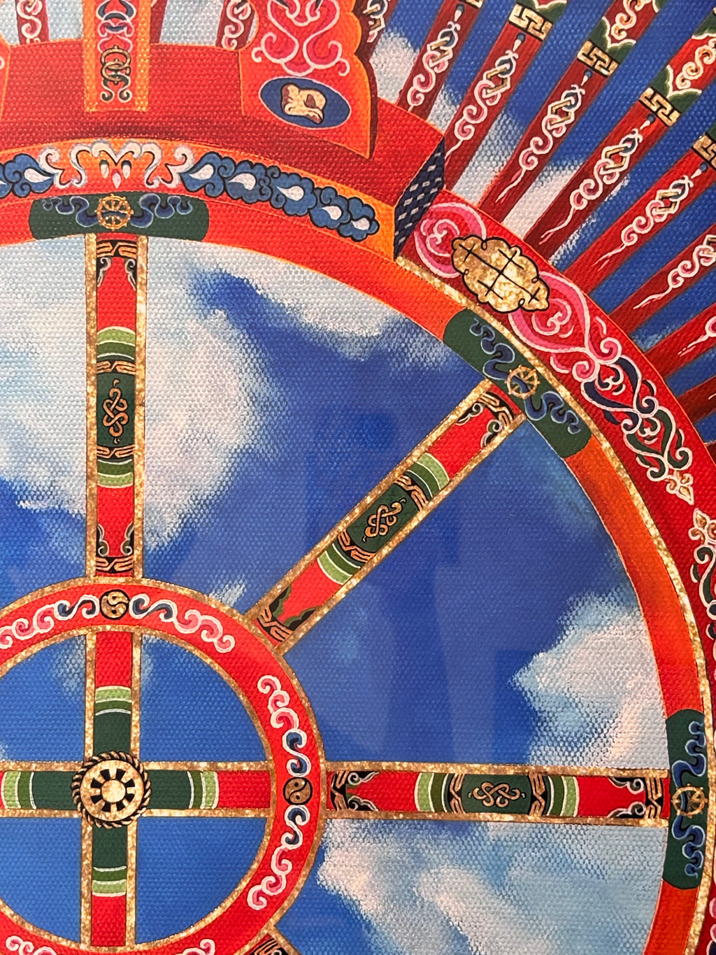 Toono – Symbol of Home without Hadag | Mongolian Nomadic Art Poster