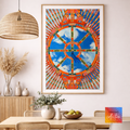 Toono – Symbol of Home with Hadag | Mongolian Nomadic Art Poster